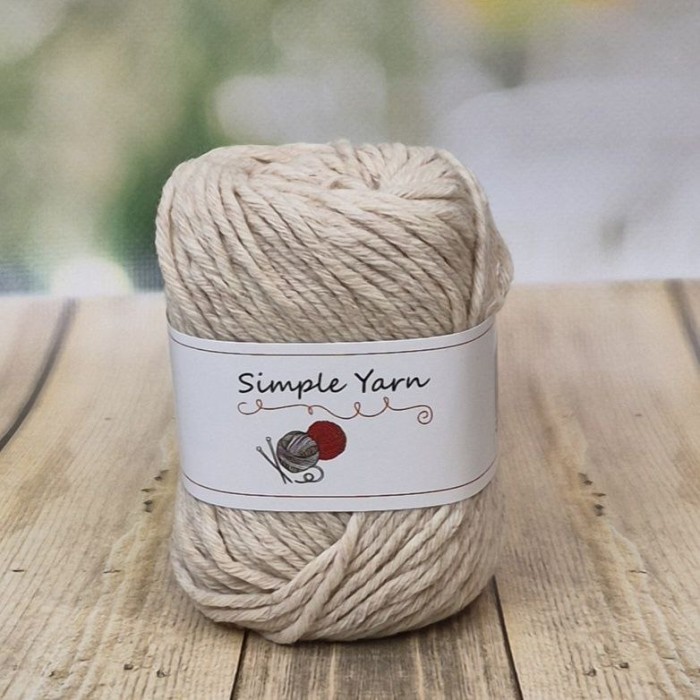 Пряжа Simple Yarn Белен цвет Светлый беж - 72