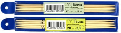 Спицы бамбук ГАММА BC2 комплект 5 шт