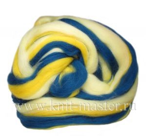 Шерсть для валяния Троицк полутонкая