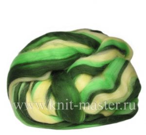 Шерсть для валяния Троицк полутонкая