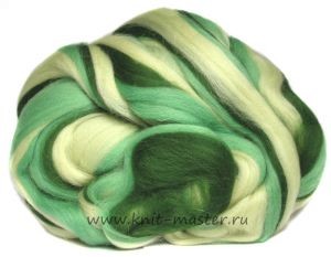 Шерсть для валяния Троицк полутонкая