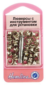 Люверсы Hemline с инструментом для установки 435.N