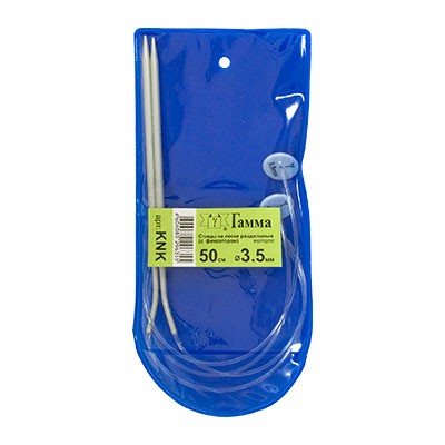 Спицы Гамма KNK раздельные на леске 50 см 