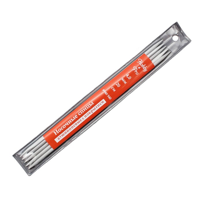 Спицы Hobby&Pro носочные тефлон 20 см, 5 шт.