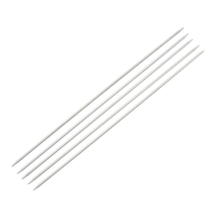 Спицы Hobby&Pro носочные тефлон 20 см, 5 шт.