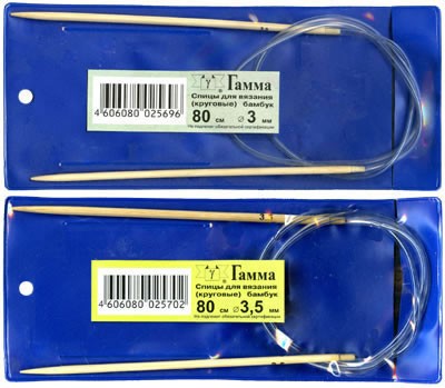 Спицы круговые Гамма KNC 80 см