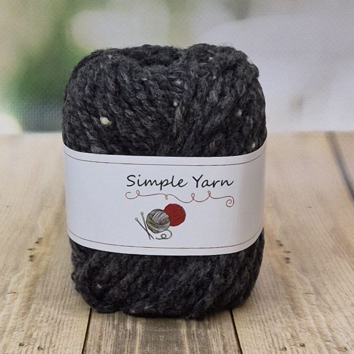 Пряжа Simple Yarn Оймякон цвет Темно-серый