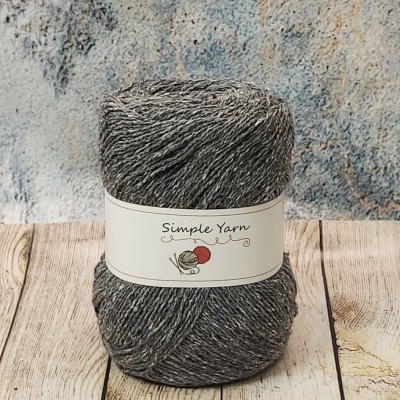 Пряжа Simple Yarn Владивосток цвет Серый