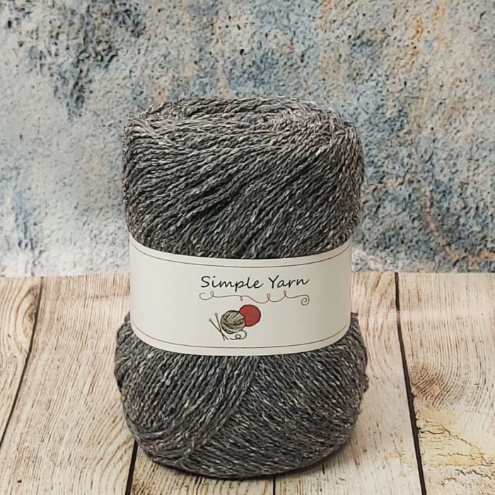 Пряжа Simple Yarn Владивосток цвет Серый
