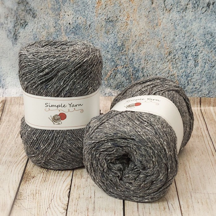 Пряжа Simple Yarn Владивосток цвет Серый