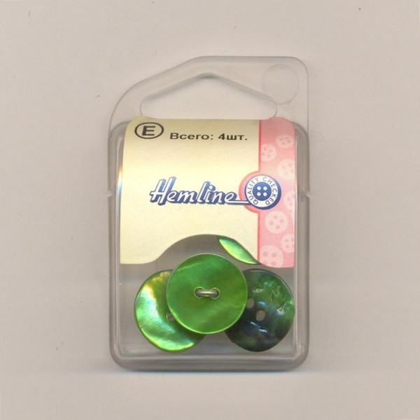 Пуговицы Hemline Shell круг