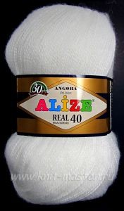 Пряжа Alize Angora Real 40 Plus