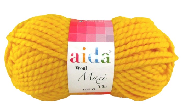 Пряжа полушерсть Ayda Maxi