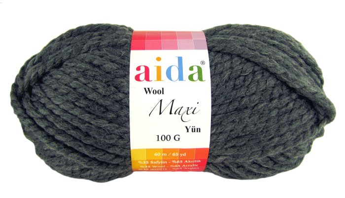 Пряжа полушерсть Ayda Maxi