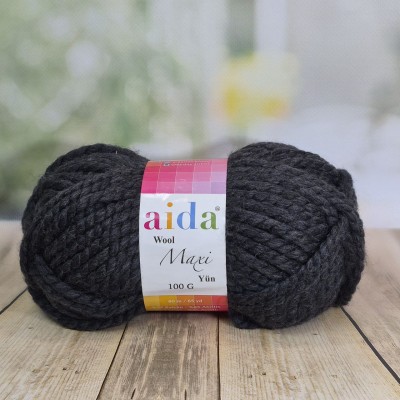 Пряжа полушерсть Aida Maxi