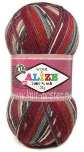 Пряжа носочная Alize Superwash Comfort Socks