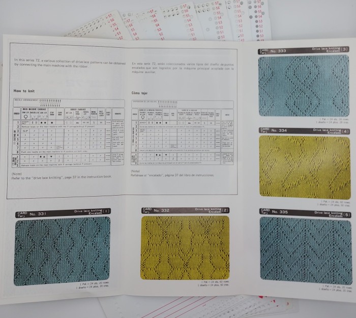 Набор перфокарт № 72