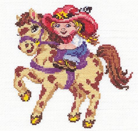 Набор д/вышивания Чудесная игла Маленький ковбой