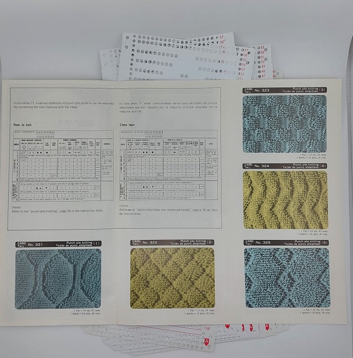 Набор перфокарт № 71