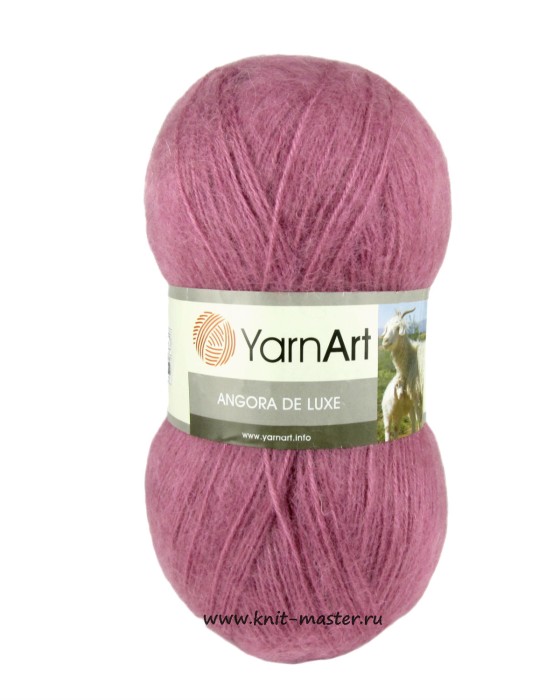 Пряжа YarnArt Angora De Luxe цвет Ярко-голубой - 3040