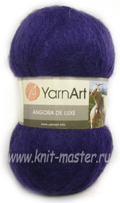 Пряжа YarnArt Angora De Luxe цвет Ярко-голубой - 3040