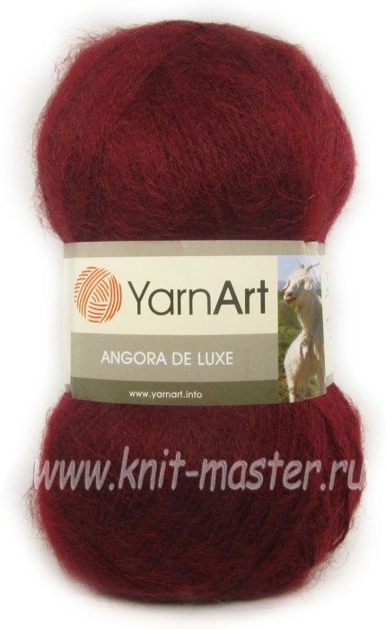 Пряжа YarnArt Angora De Luxe цвет Ярко-голубой - 3040