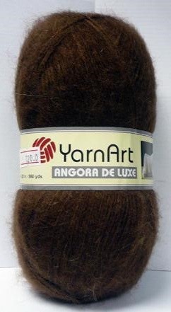 Пряжа YarnArt Angora De Luxe цвет Ярко-голубой - 3040