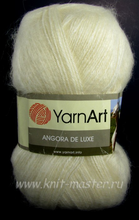 Пряжа YarnArt Angora De Luxe цвет Ярко-голубой - 3040