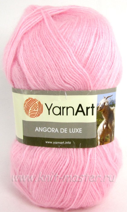 Пряжа YarnArt Angora De Luxe цвет Ярко-голубой - 3040