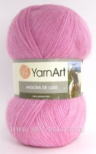 Пряжа YarnArt Angora De Luxe цвет Ярко-голубой - 3040