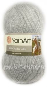 Пряжа YarnArt Angora De Luxe цвет Ярко-голубой - 3040