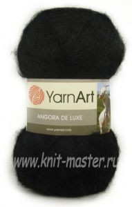 Пряжа YarnArt Angora De Luxe цвет Ярко-голубой - 3040