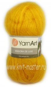 Пряжа YarnArt Angora De Luxe цвет Ярко-голубой - 3040
