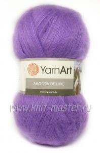 Пряжа YarnArt Angora De Luxe цвет Ярко-голубой - 3040