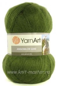 Пряжа YarnArt Angora De Luxe цвет Ярко-голубой - 3040