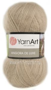 Пряжа YarnArt Angora De Luxe цвет Ярко-голубой - 3040