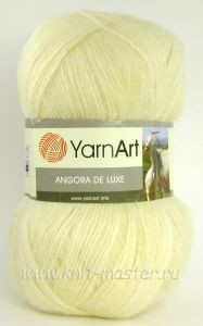 Пряжа YarnArt Angora De Luxe цвет Ярко-голубой - 3040