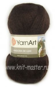 Пряжа YarnArt Angora De Luxe цвет Ярко-голубой - 3040