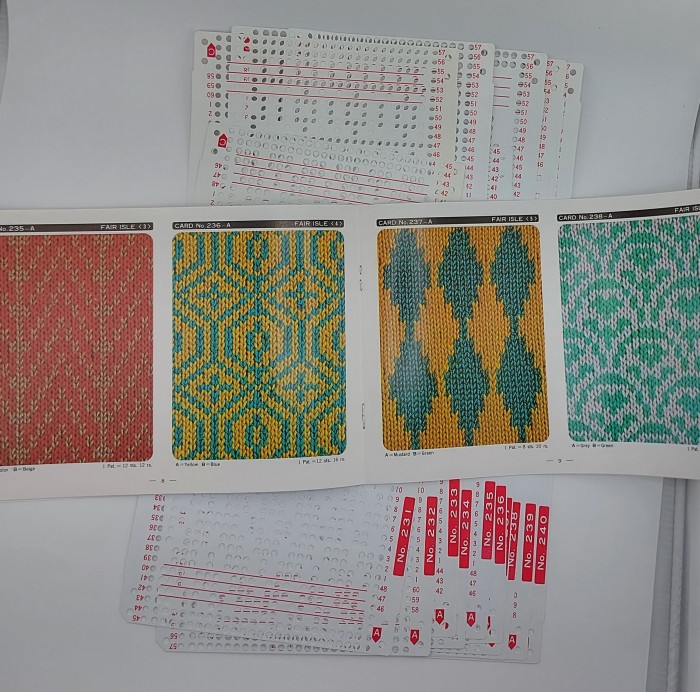 Набор перфокарт № 52