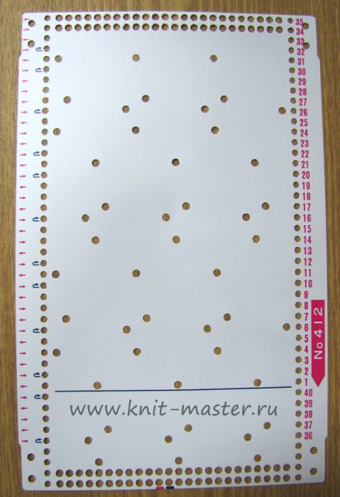 Готовая перфокарта - Ажур