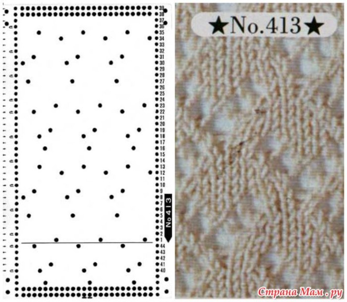 Готовая перфокарта - Ажур