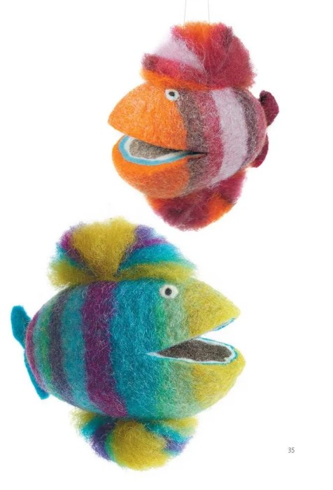 Декоративные фигурки из шерсти. Проекты в технике фелтинг. А. Ольбрих 