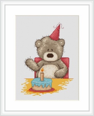 Набор д/вышивания Luca-S Медвежонок Бруно