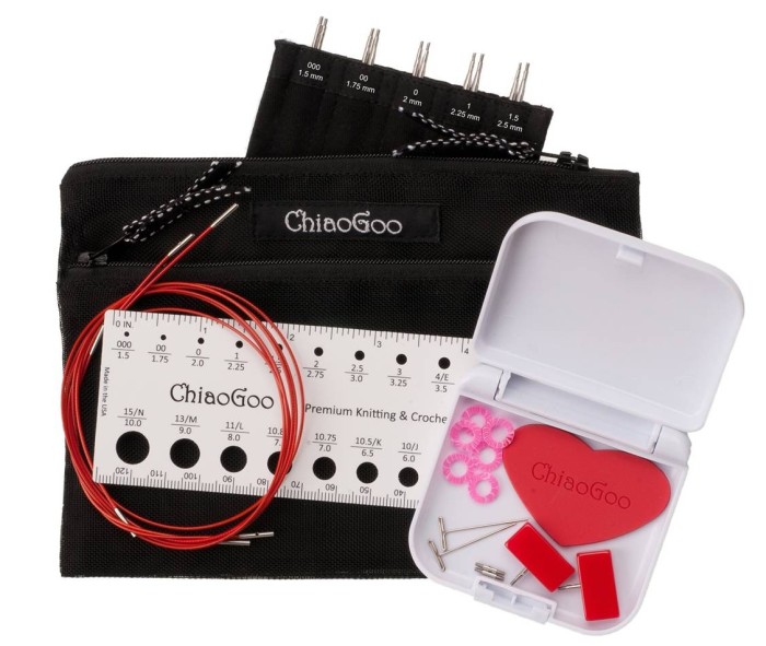 Набор ультратонких спиц ChiaoGoo Twist Mini set 13 см