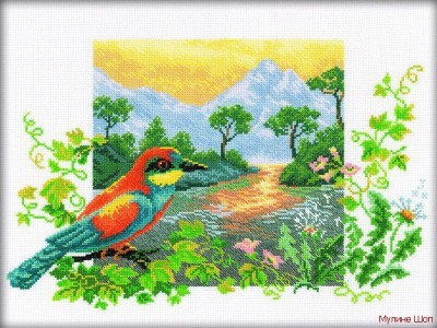 Набор д/вышивания RTO Река на закате