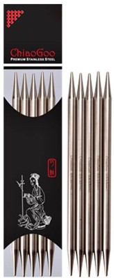 Чулочные металлические спицы ChiaGoo 15 см