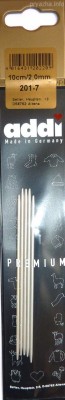 Спицы Addi чулочные алюминий 10 см 5шт. 201-7
