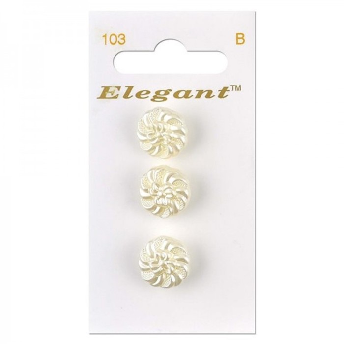 Пуговицы Elegant Белые