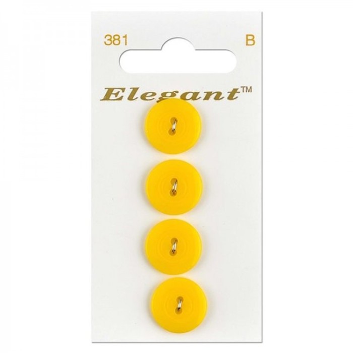 Пуговицы Elegant Жёлтые