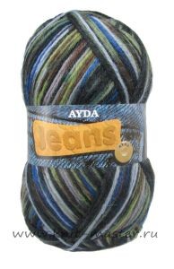 Пряжа полушерсть Ayda Jeans